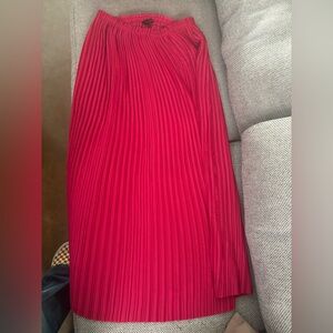 Pink Pleated Skirt
